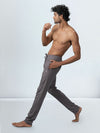 Men's Cotton Rich Slim Fit Track Dark Grey