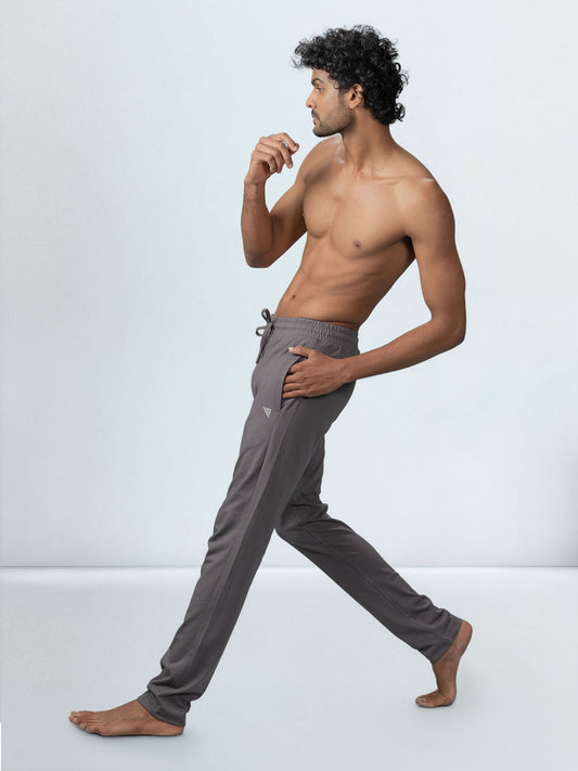 Men's Cotton Rich Slim Fit Track Dark Grey