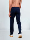 Men's Cotton Rich Slim Fit Track Navy