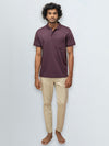 Men's Extra Long Staple Cotton Polo Grape