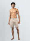 Men's Combed Cotton Shorts Beige