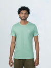Men's 100% Cotton Crew Neck Olive Green