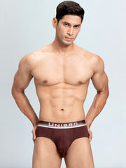 Men's TENCEL Micro Modal Elastane Stretch Brief Coffee Brown