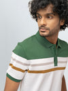 Men's Stripper Cotton Rich Polo Eden