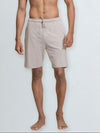 Men's Combed Cotton Shorts Beige