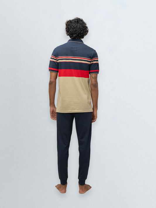 Men's Stripper Cotton Rich Polo Salsa