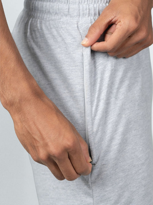 Men's Combed Cotton Shorts Grey