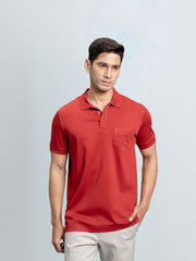 Men's Extra Long Staple Cotton Polo Burgandy