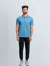 Men's Cotton Rich Pique Polo Cairo Blue