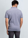 Men's Extra Long Staple Cotton Polo Amethyst Grey