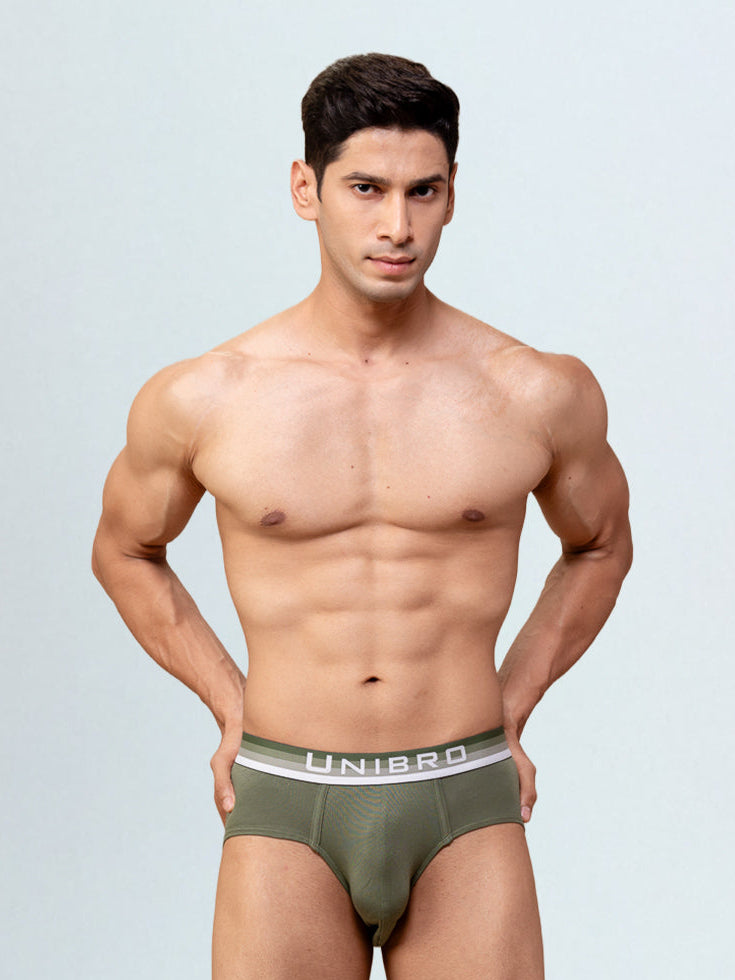Men's TENCEL Micro Modal Elastane Stretch Brief Green