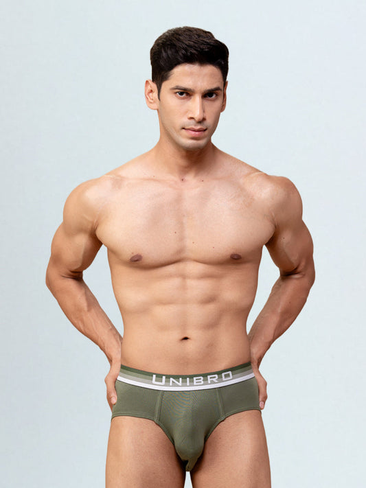 Men's TENCEL Micro Modal Elastane Stretch Brief Green