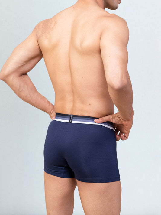 Men's TENCEL Micro Modal Elastane Stretch Trunk Navy