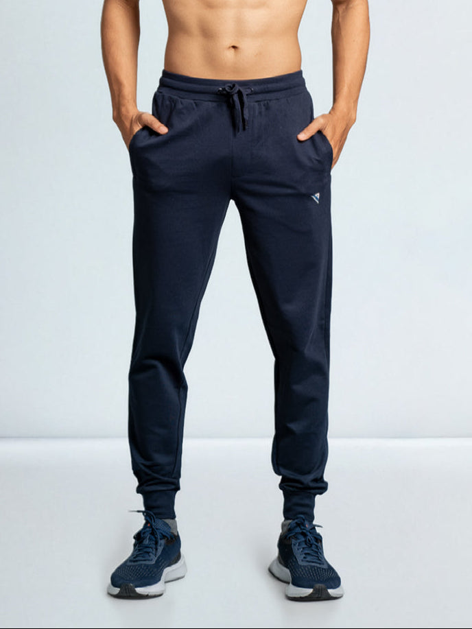 Men's Combed Cotton Regular fit Jogger Navy