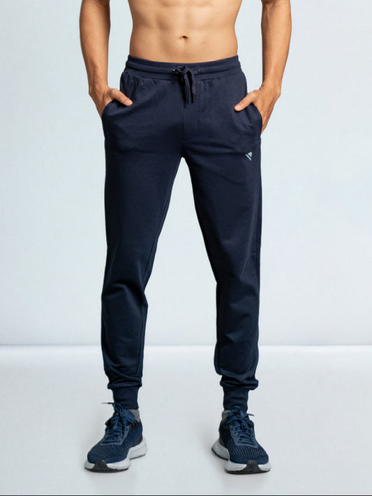 Men's Combed Cotton Regular fit Jogger Navy