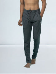 Men's Cotton Rich Slim Fit Track Charcoal Melange