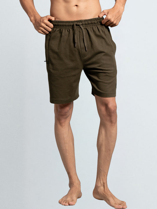Men's Combed  Agile Shorts Olive