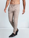 Men's Combed Cotton Regular fit Jogger Beige