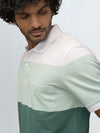 Men's Stripper Cotton Rich Polo Icy Morn