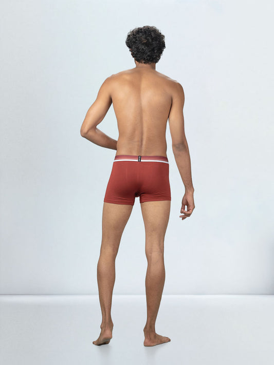 Men's TENCEL Micro Modal Elastane Stretch Trunk Maroon