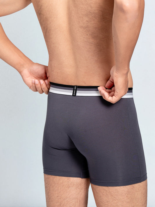 Men's TENCEL Micro Modal Elastane Stretch Trunk Graphite Grey