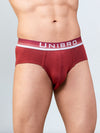 Men's TENCEL Micro Modal Elastane Stretch Brief Maroon