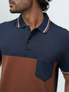 Men's Stripper Cotton Rich Polo Brunette