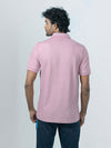 Men's Cotton Rich Pique Polo Heather Rose