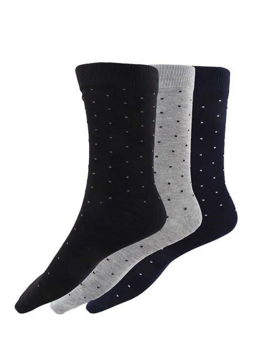 Bamboo Assorted Formal Full Length Polka Dot Designed Socks FFD2