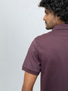 Men's Extra Long Staple Cotton Polo Grape