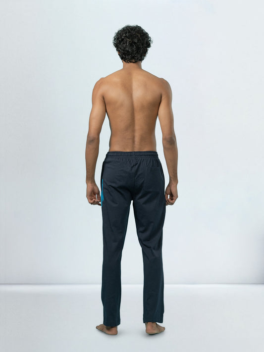 Men's Cotton Rich Regular Fit Track Pant Navy
