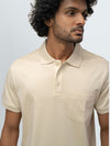 Men's Extra Long Staple Cotton Polo Ivory Cream