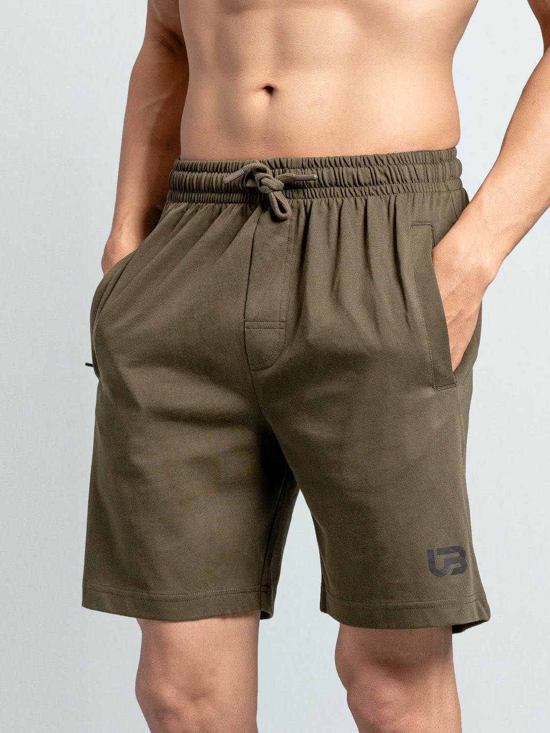 Men's Combed  Agile Shorts Olive