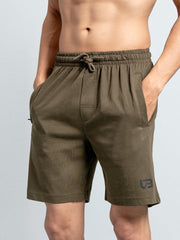Men's Combed  Agile Shorts Olive
