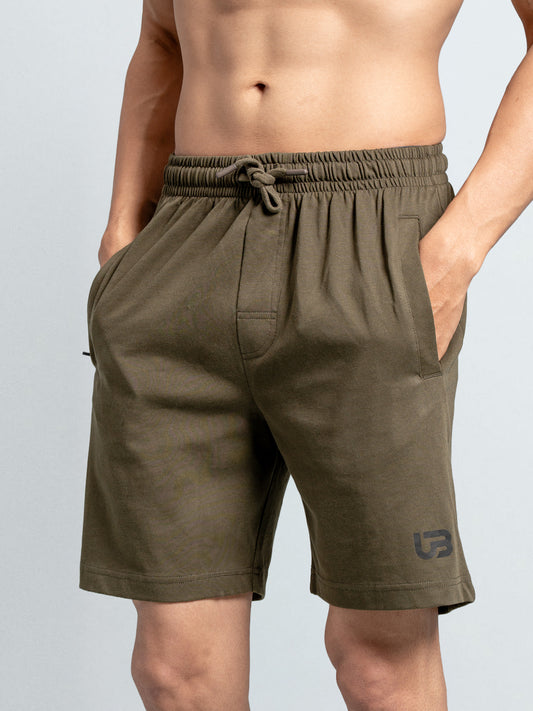 Men's Combed  Agile Shorts Olive