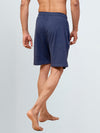 Men's Combed Cotton Shorts Denim Blue
