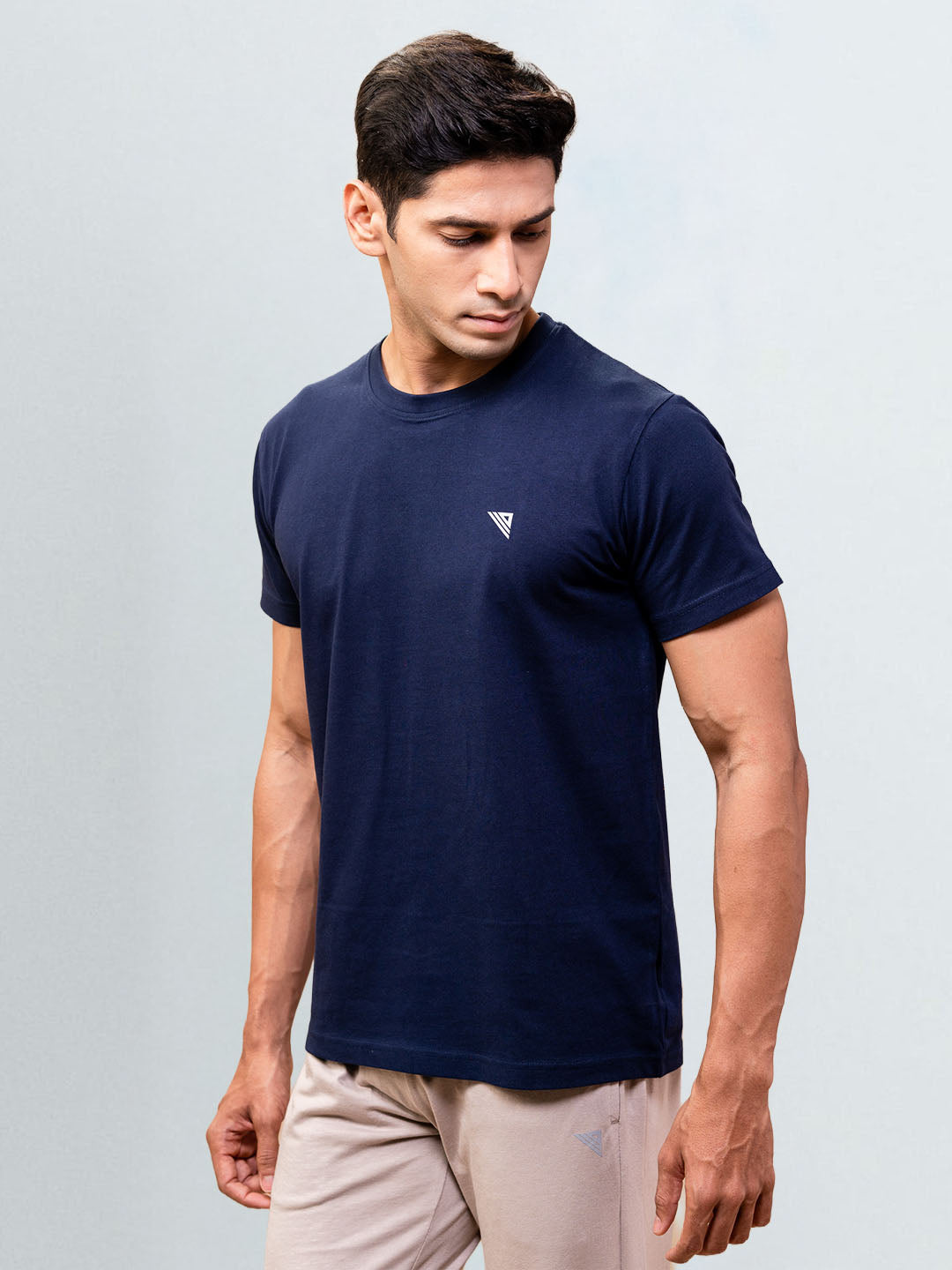 Men's 100% Cotton Crew Neck Starry Night Navy