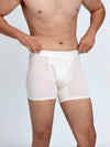 Men's TENCEL Micro Modal Elastane Stretch Boxer Brief White
