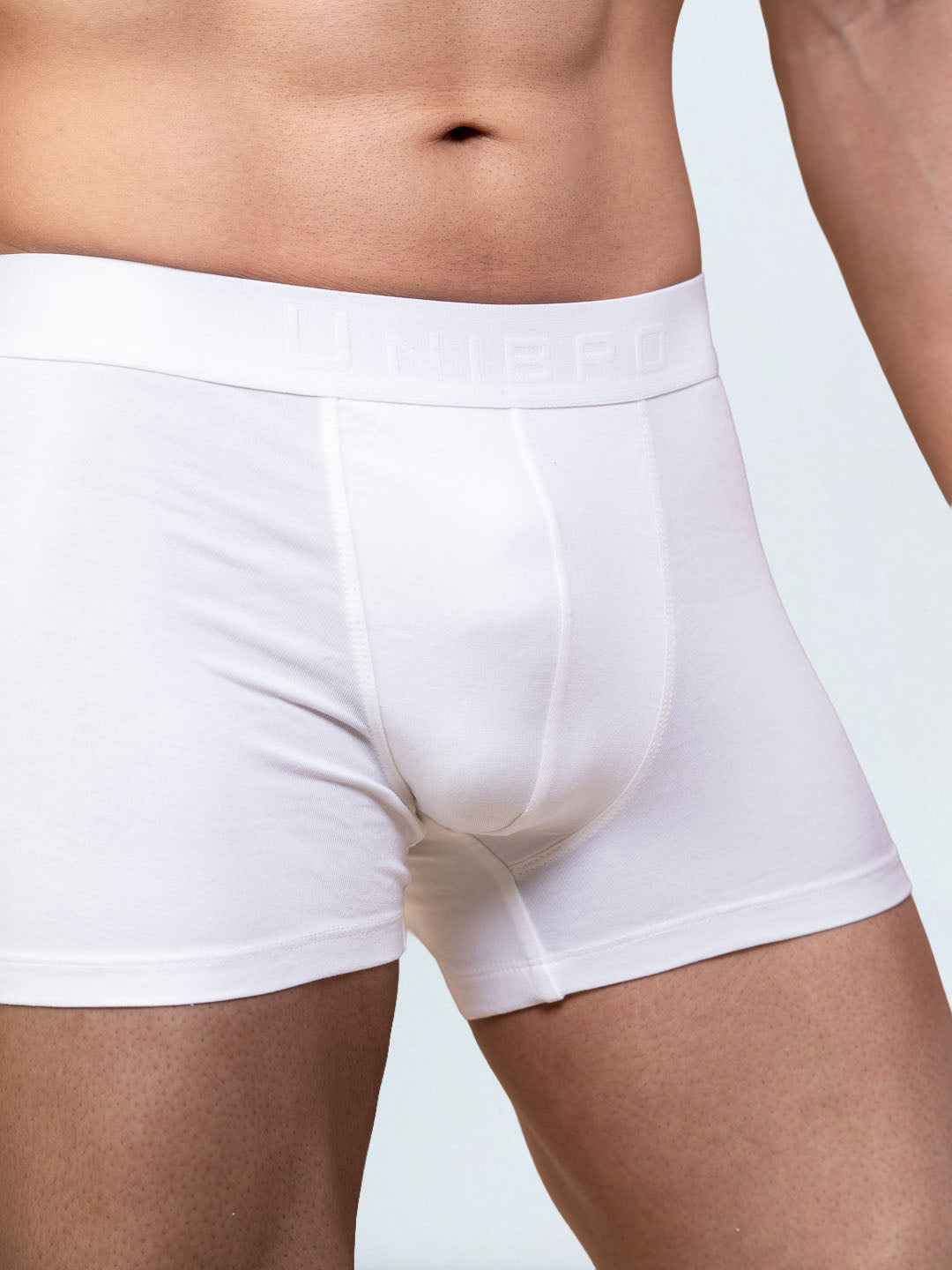 Men's TENCEL Micro Modal Elastane Stretch M.Trunk White