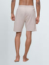 Men's Combed Cotton Shorts Beige