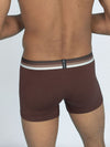 Men's TENCEL Micro Modal Elastane Stretch Trunk Coffee Brown