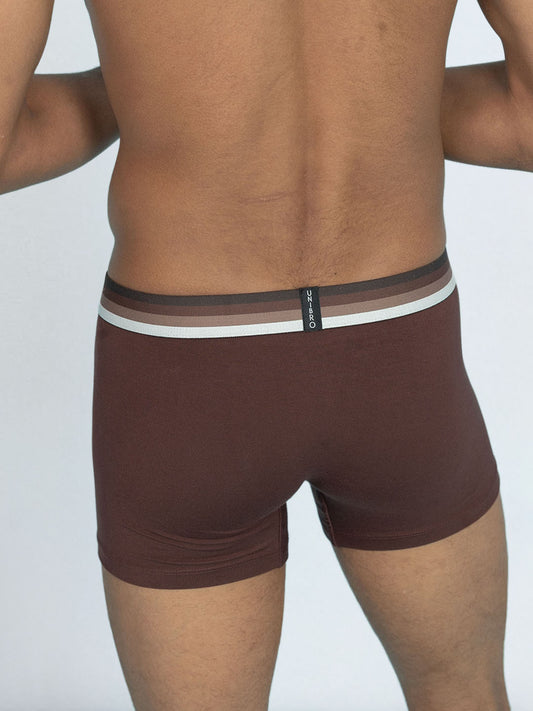 Men's TENCEL Micro Modal Elastane Stretch Trunk Coffee Brown