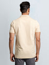 Men's Cotton Rich Pique Polo Light Beige