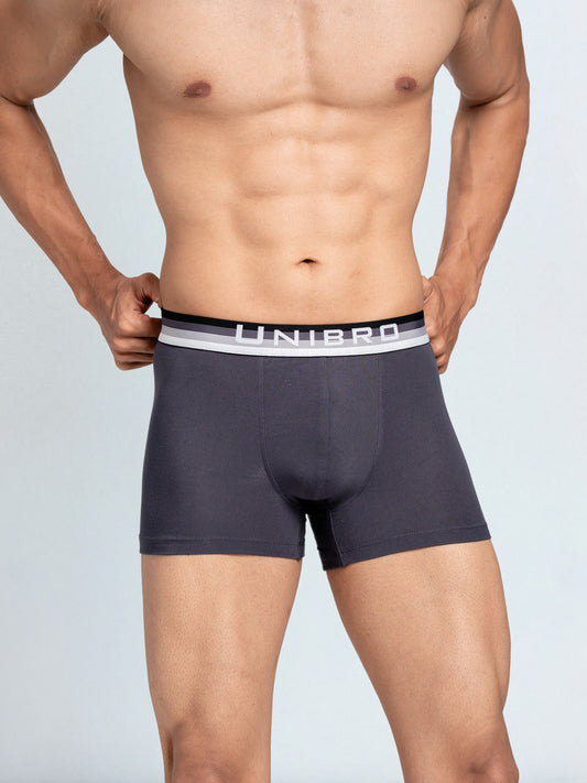 Men's TENCEL Micro Modal Elastane Stretch Trunk Graphite Grey