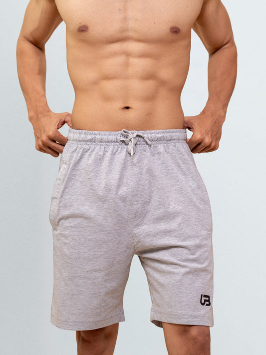 Men's Combed Agile Shorts Grey Melange
