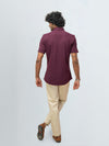 Men's Cotton Rich Knit Shirt Grape