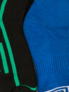 Men Bamboo Sports Ankle Length Socks Black & Blue SAD3