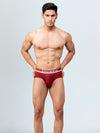 Men's TENCEL Micro Modal Elastane Stretch Brief Maroon