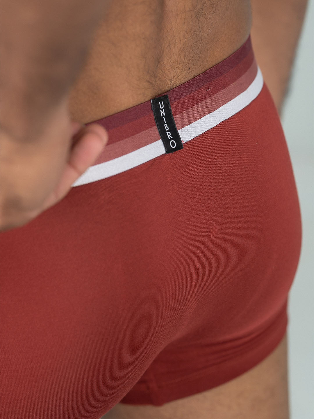 Men's TENCEL Micro Modal Elastane Stretch Trunk Maroon