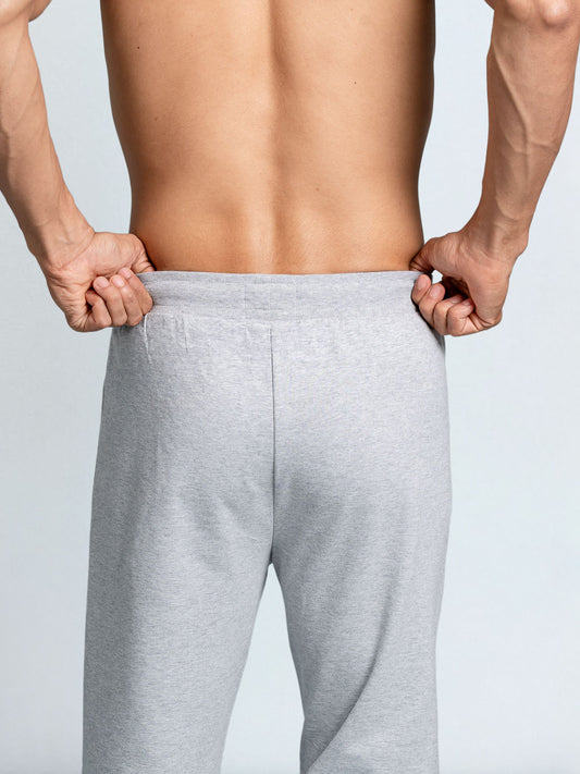 Men's Combed Cotton Regular fit Jogger Grey Melange